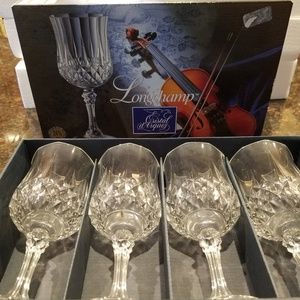 Cristal wine glasses
